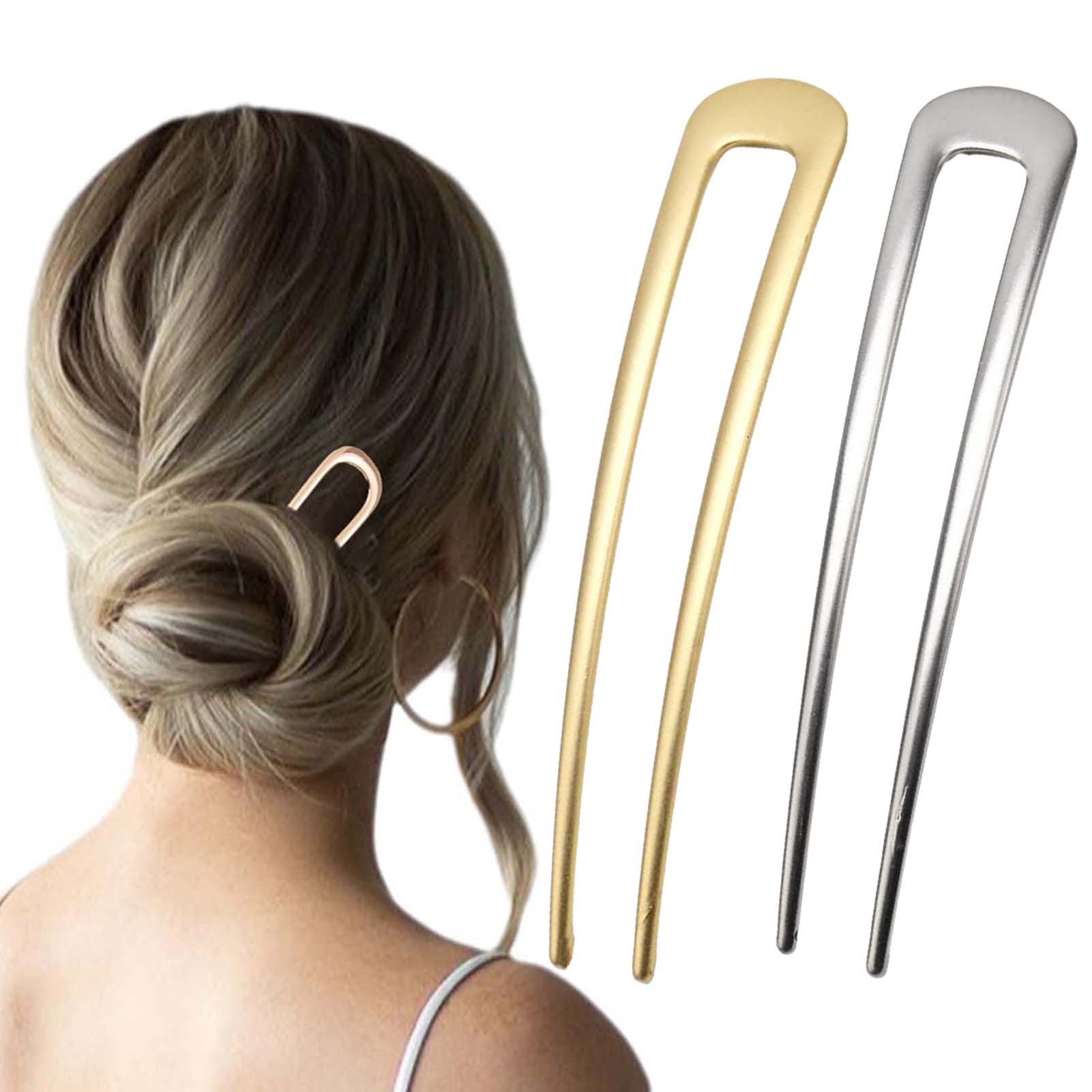 French U Shaped Hair Pins Vint - Hair Care Ingredients ulasan dan harga
