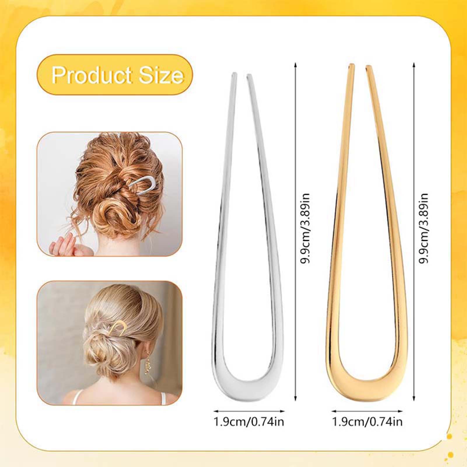 French U Shaped Hair Pins Vint - Hair Care Ingredients ulasan dan harga