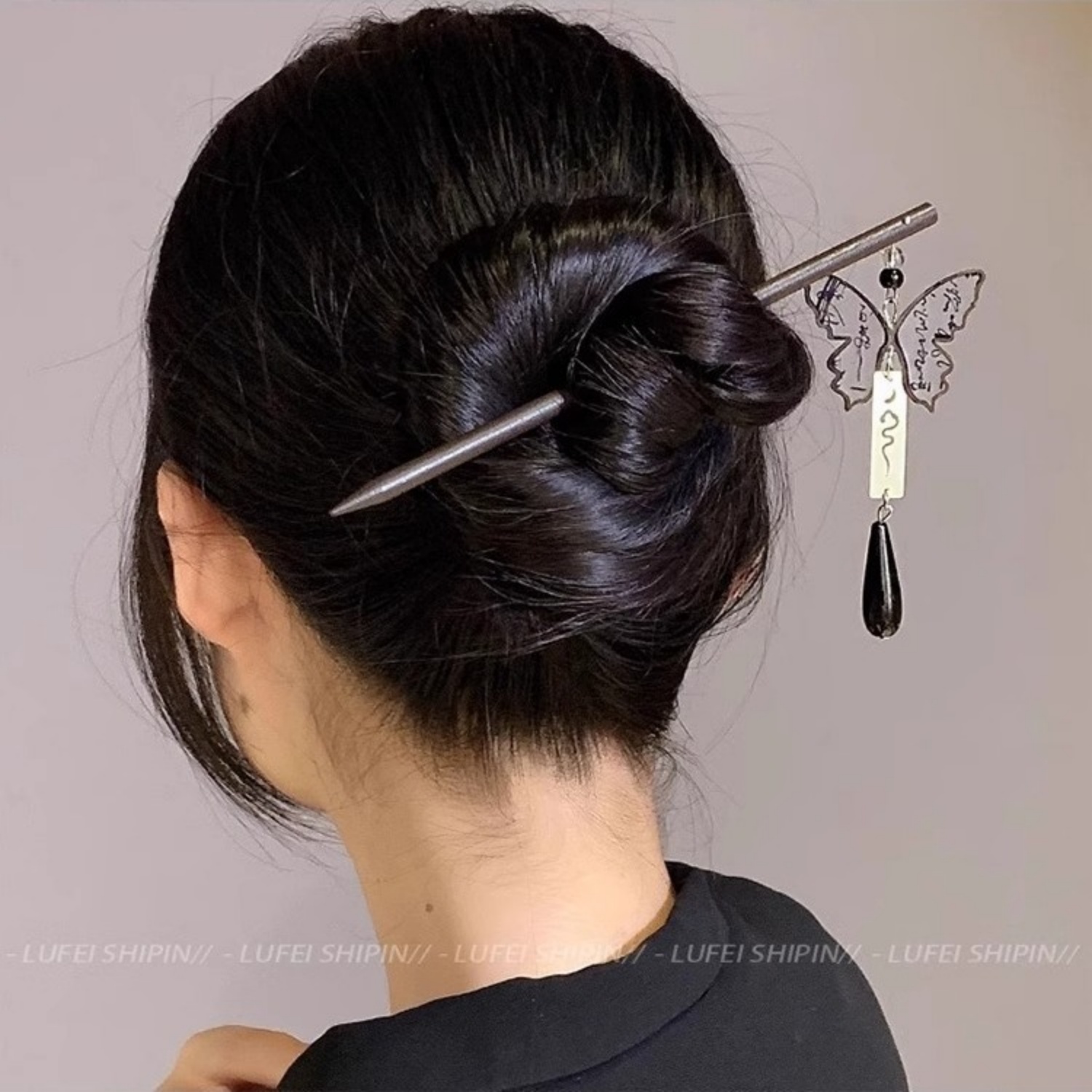 Light Luxury Wooden Tassel Hai - Hair Care Ingredients ulasan dan harga