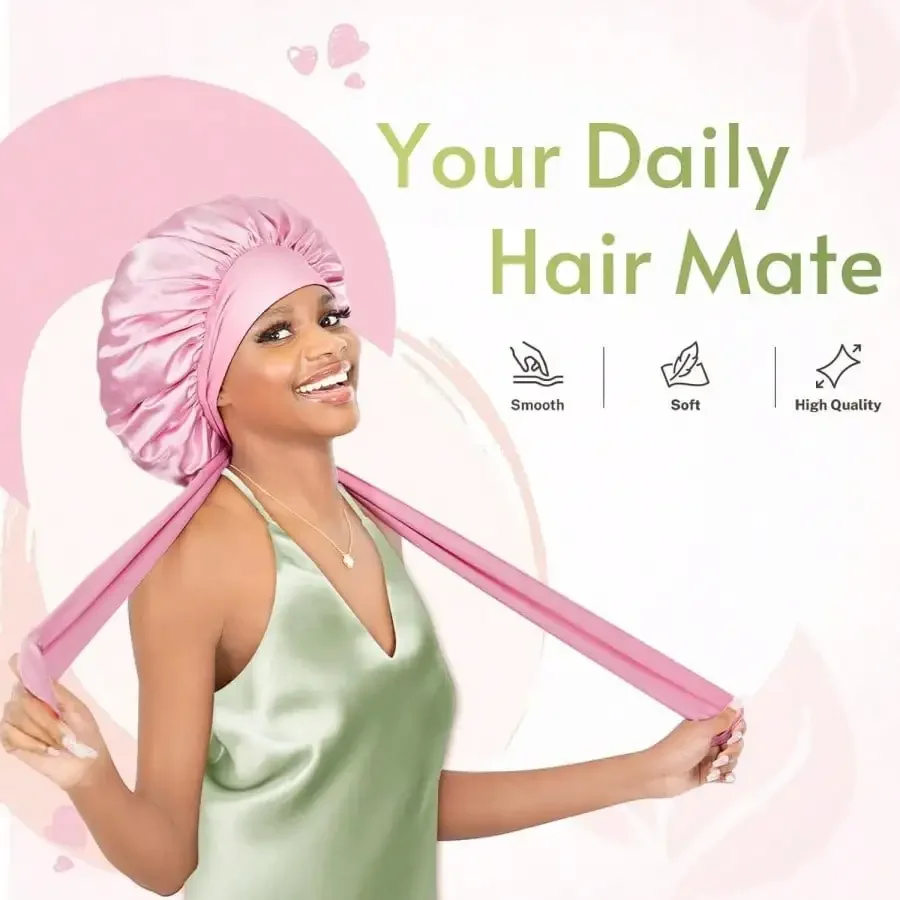 2026 Satin Bonnet For Women, A - Satin Hair Bonnet ulasan dan harga