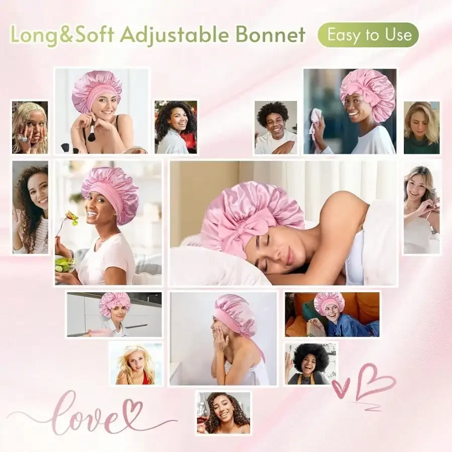 2026 Satin Bonnet For Women, A - Satin Hair Bonnet ulasan dan harga
