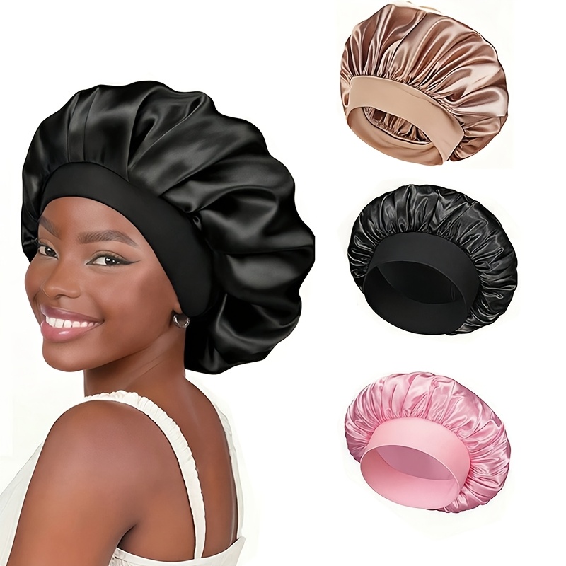 Soft Satin Solid-color Sleep C - House Hair Care ulasan dan harga