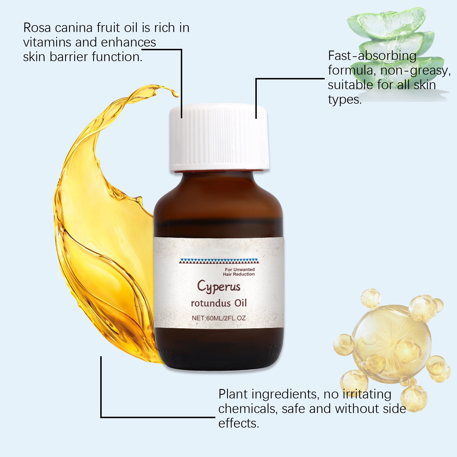 Cyperus Rotundus Hair Removal  - House Hair Care ulasan dan harga