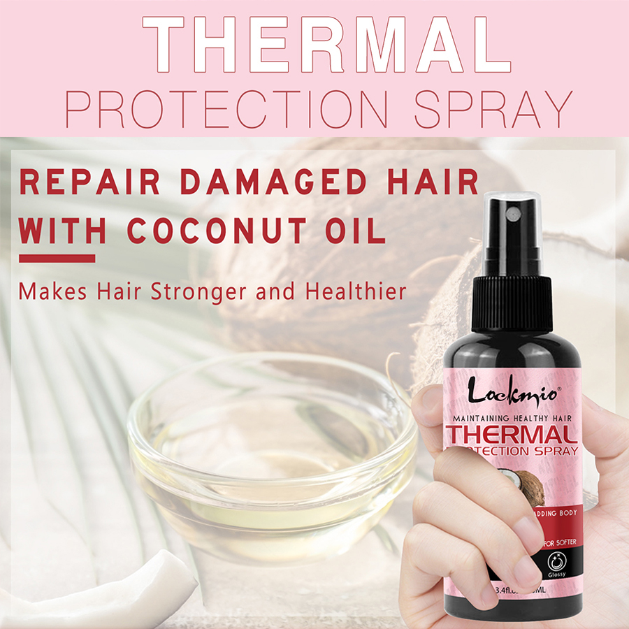 LOCKMIO Thermal Protect Spray  - Hair Care Heat Protectant ulasan dan harga