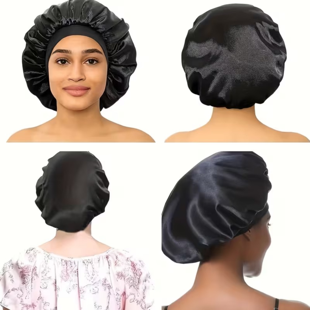  Satin Bonnet Sleep Eye Mask  - Satin Hair Bonnet ulasan dan harga