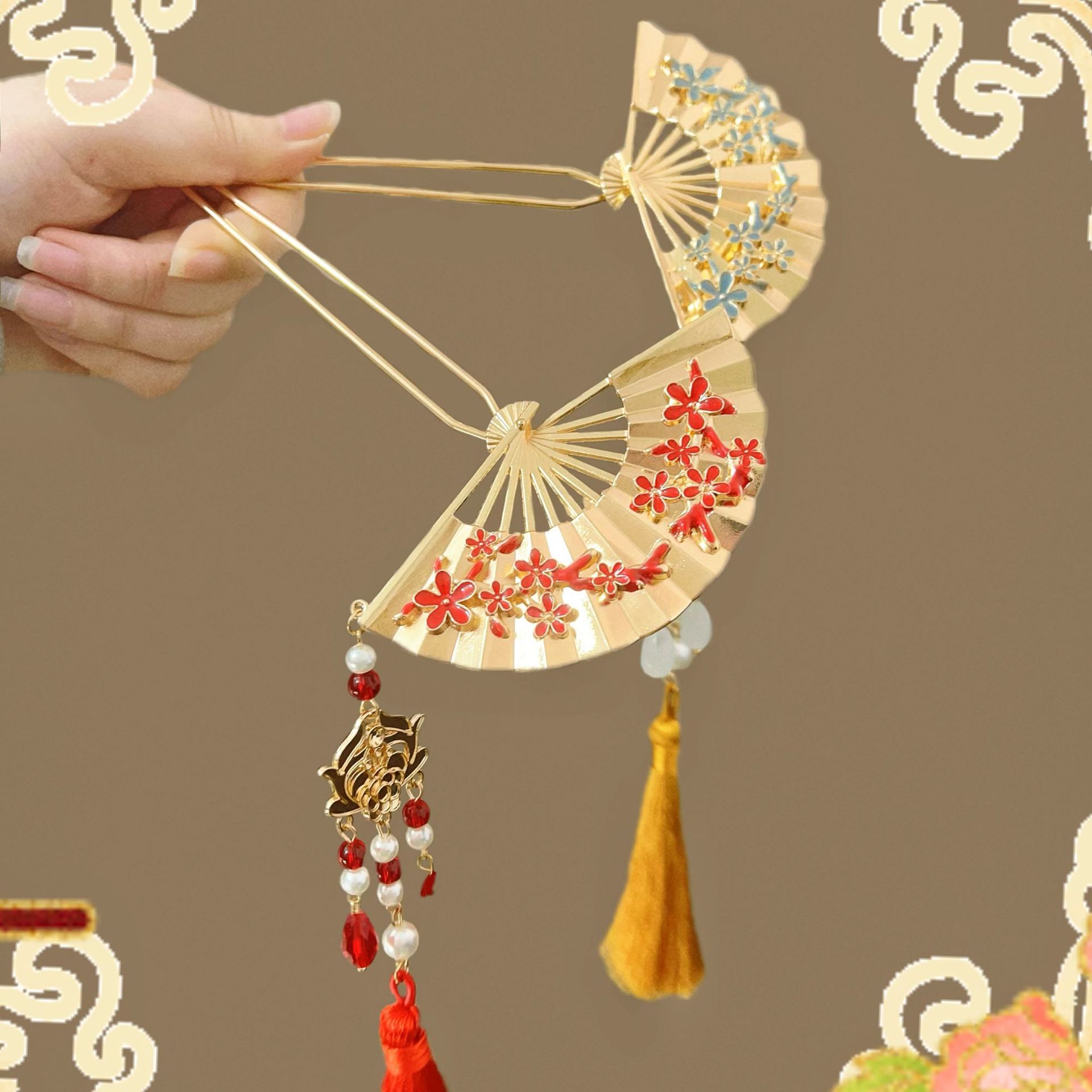 New Chinese style national fan - Hair Care Ingredients ulasan dan harga