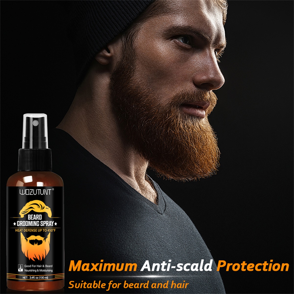 Beard Grooming Spray Protect H - Hair Care Heat Protectant ulasan dan harga