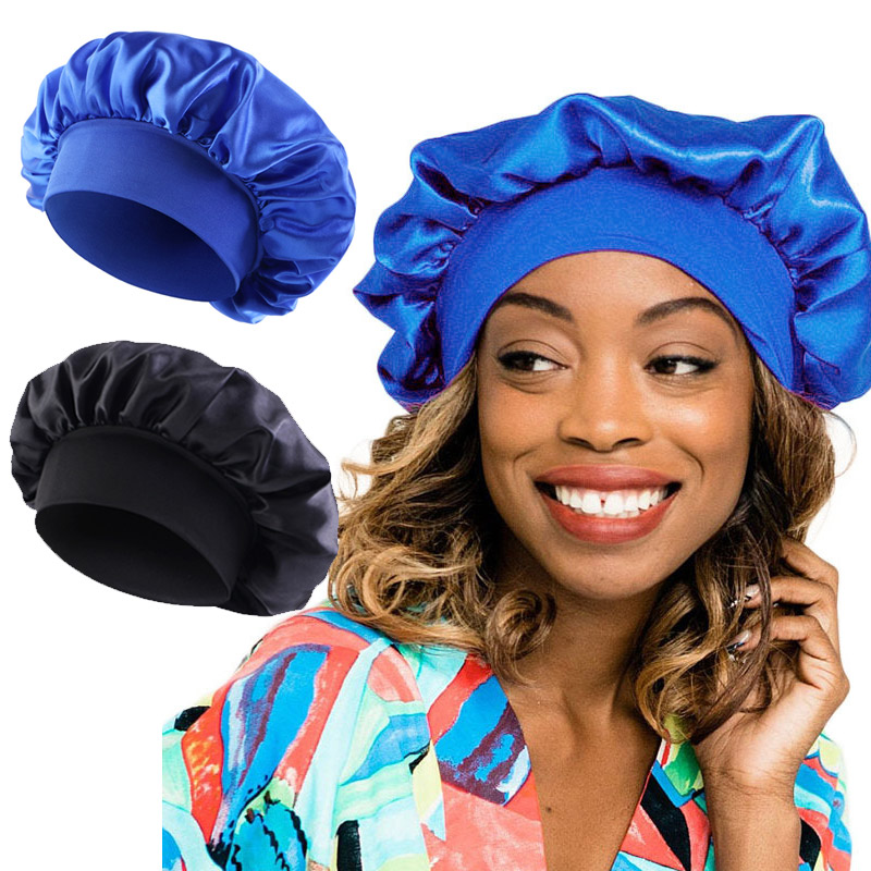 Comfy Satin Hair Bonnet 3 Pack - Satin Hair Bonnet ulasan dan harga