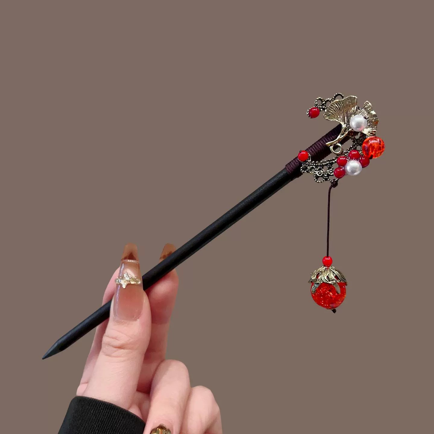 Antique Wooden Hairpin Women's - Hair Care Ingredients ulasan dan harga
