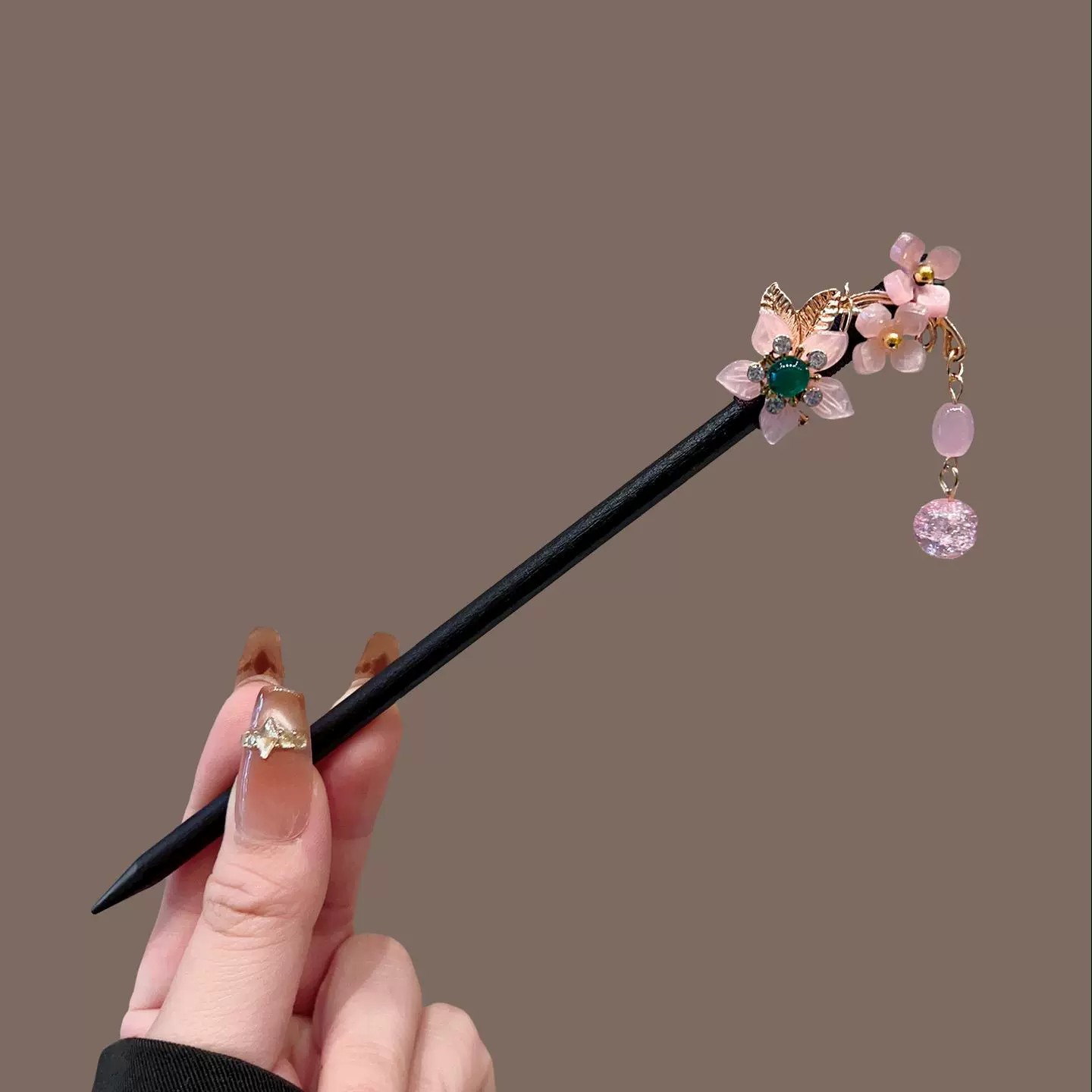 Antique Wooden Hairpin Women's - Hair Care Ingredients ulasan dan harga