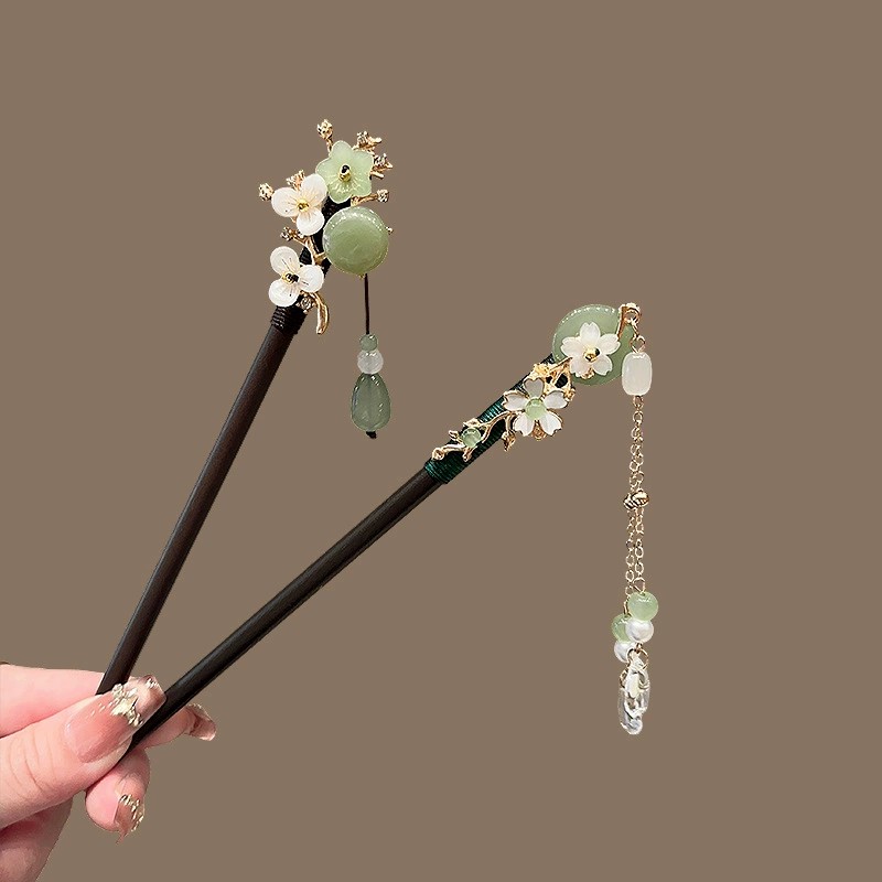 Antique Wooden Hairpin Women's - Hair Care Ingredients ulasan dan harga