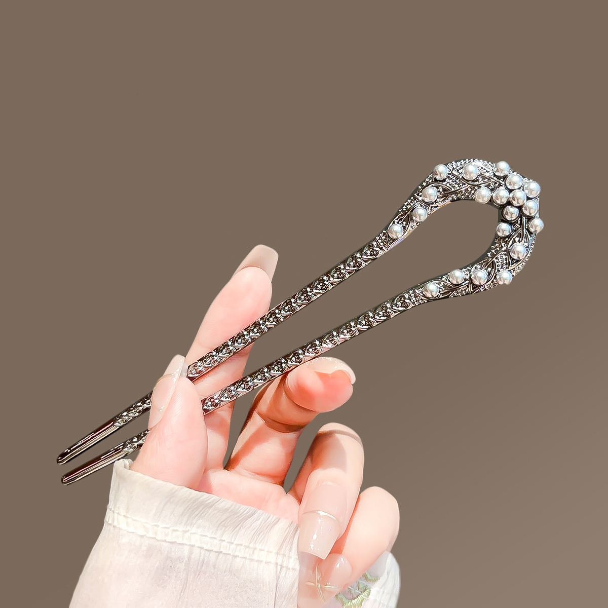 New Pearl U Shaped Hairpin For - Hair Care Ingredients ulasan dan harga