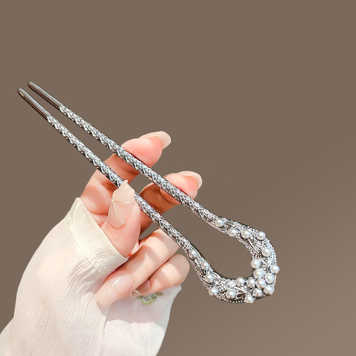 New Pearl U Shaped Hairpin For - Hair Care Ingredients ulasan dan harga