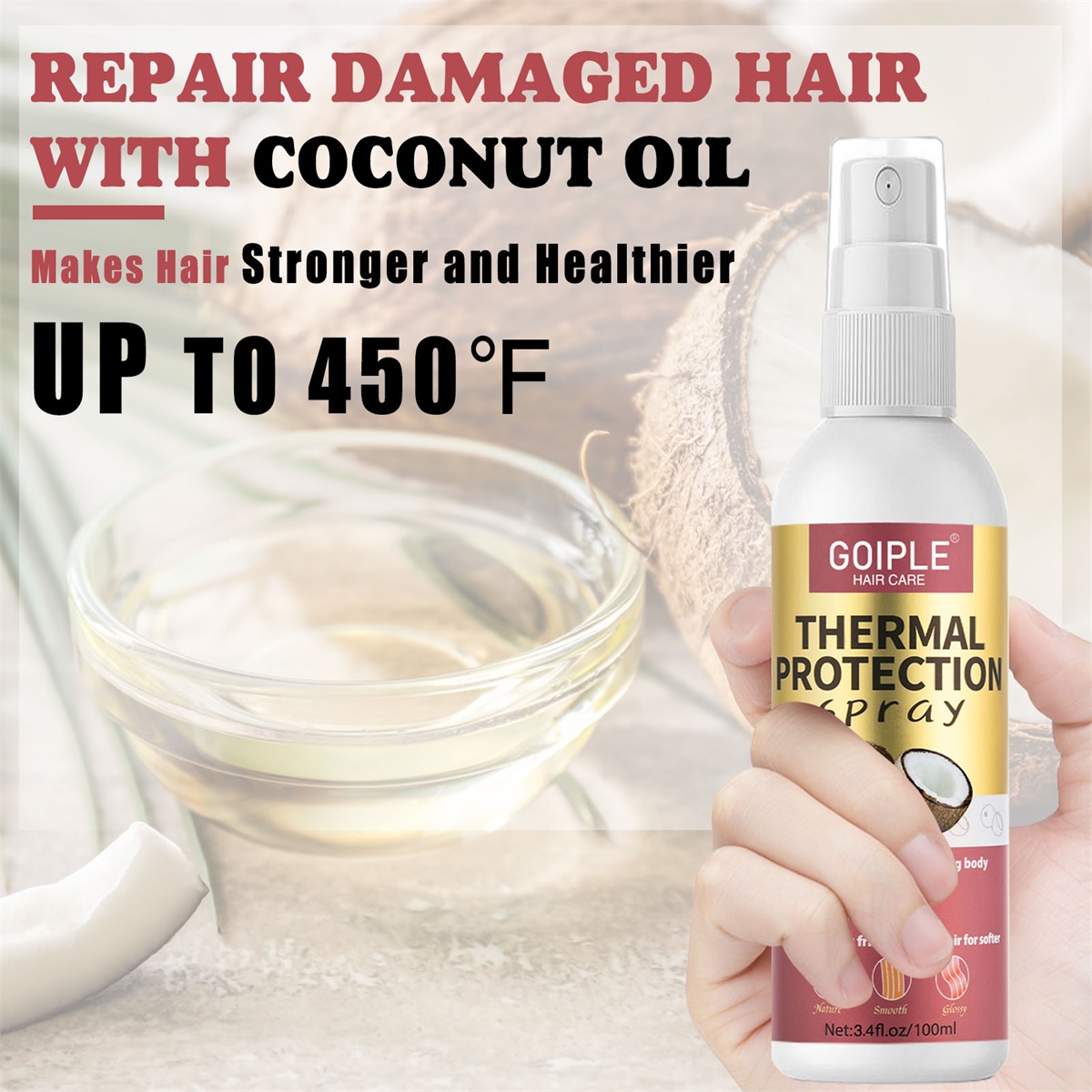 Hair Moisturizing Growth Kit,N - Hair Care Heat Protectant ulasan dan harga