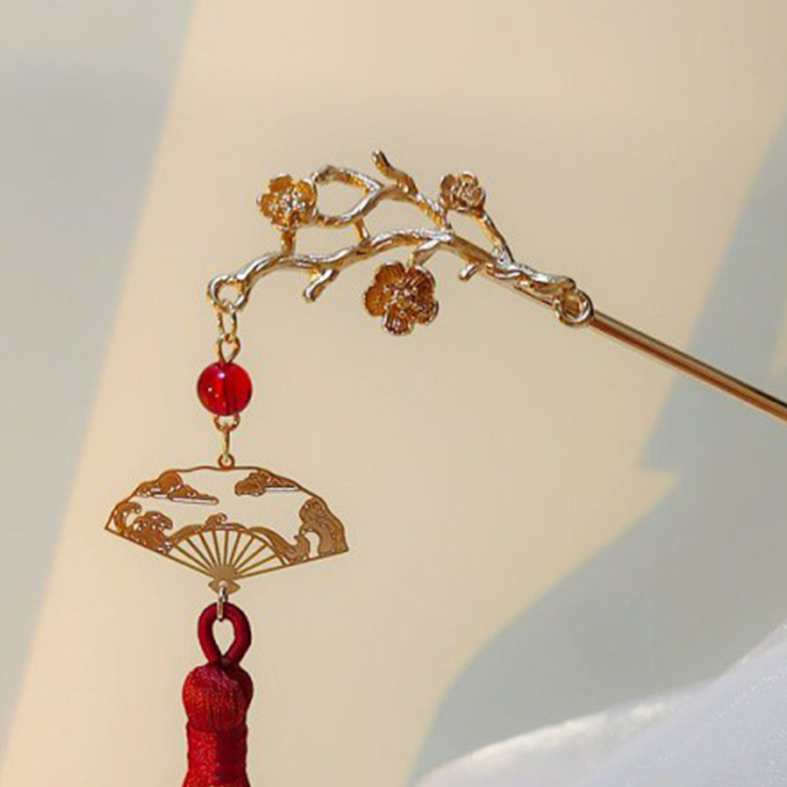Retro Flower Tassel Hairpin Fo - Hair Care Ingredients ulasan dan harga