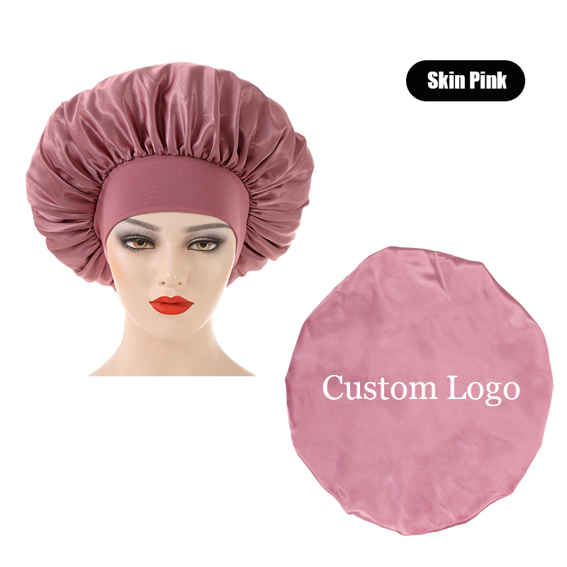 10Pcs Custom Logo Satin Bonnet - Satin Hair Bonnet ulasan dan harga