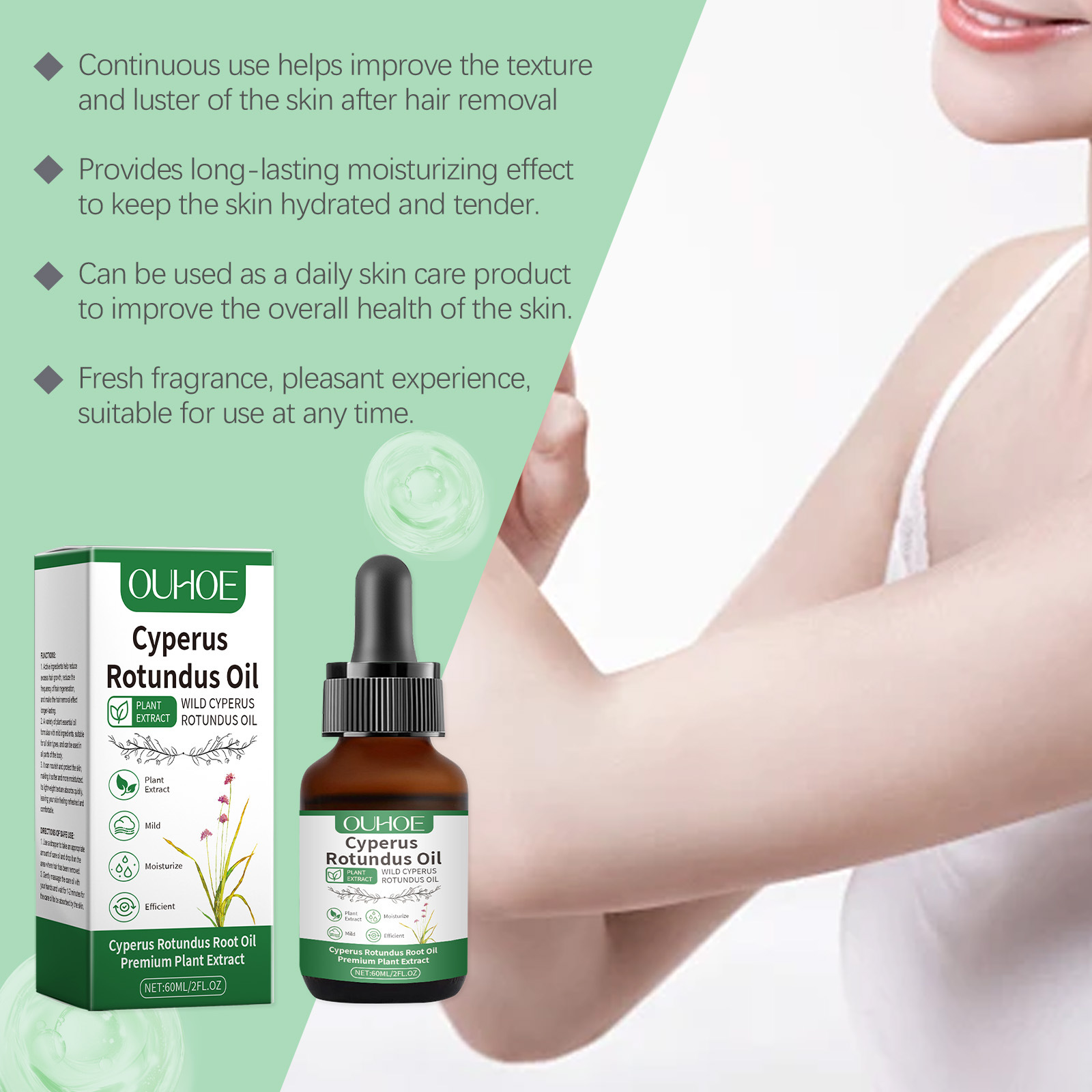 Natural Cyperus Rotundus Oil H - Hair Care Cream ulasan dan harga