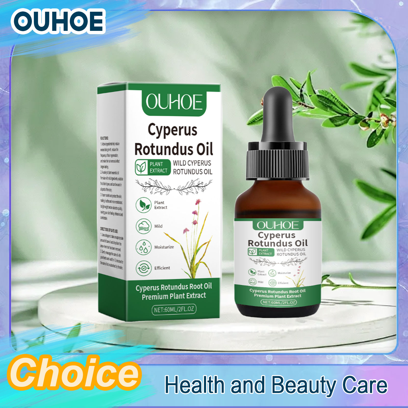 Natural Cyperus Rotundus Oil H - Hair Care Cream ulasan dan harga