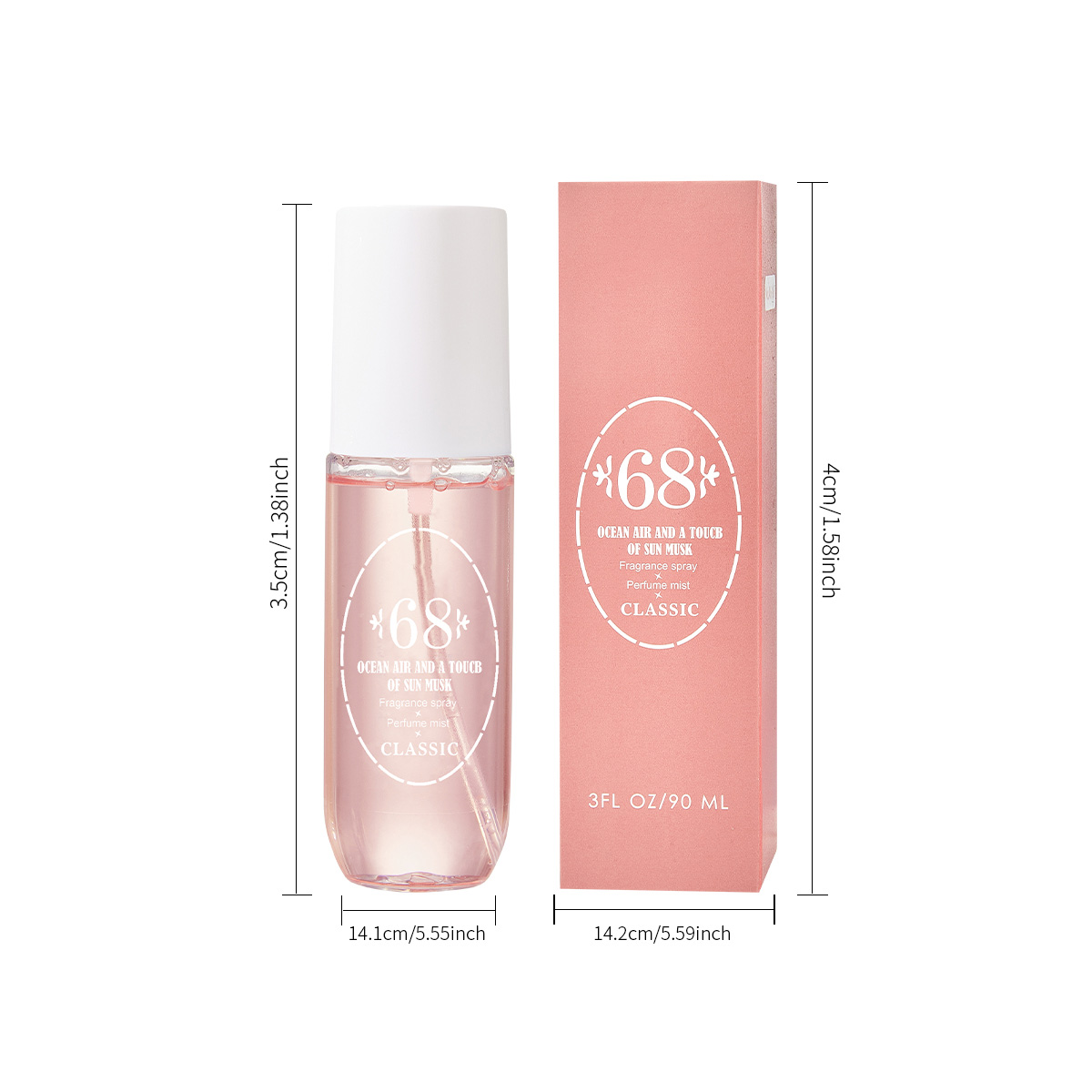 Perfume Mist Body Spray 5 Scen - Hair Care Spray ulasan dan harga