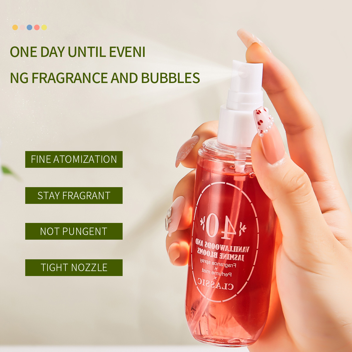 Perfume Mist Body Spray 5 Scen - Hair Care Spray ulasan dan harga
