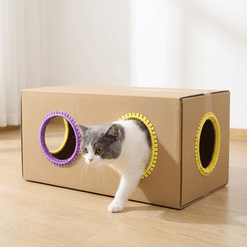 Plastic Cat Tunnel Brush Soft  - House Hair Care ulasan dan harga