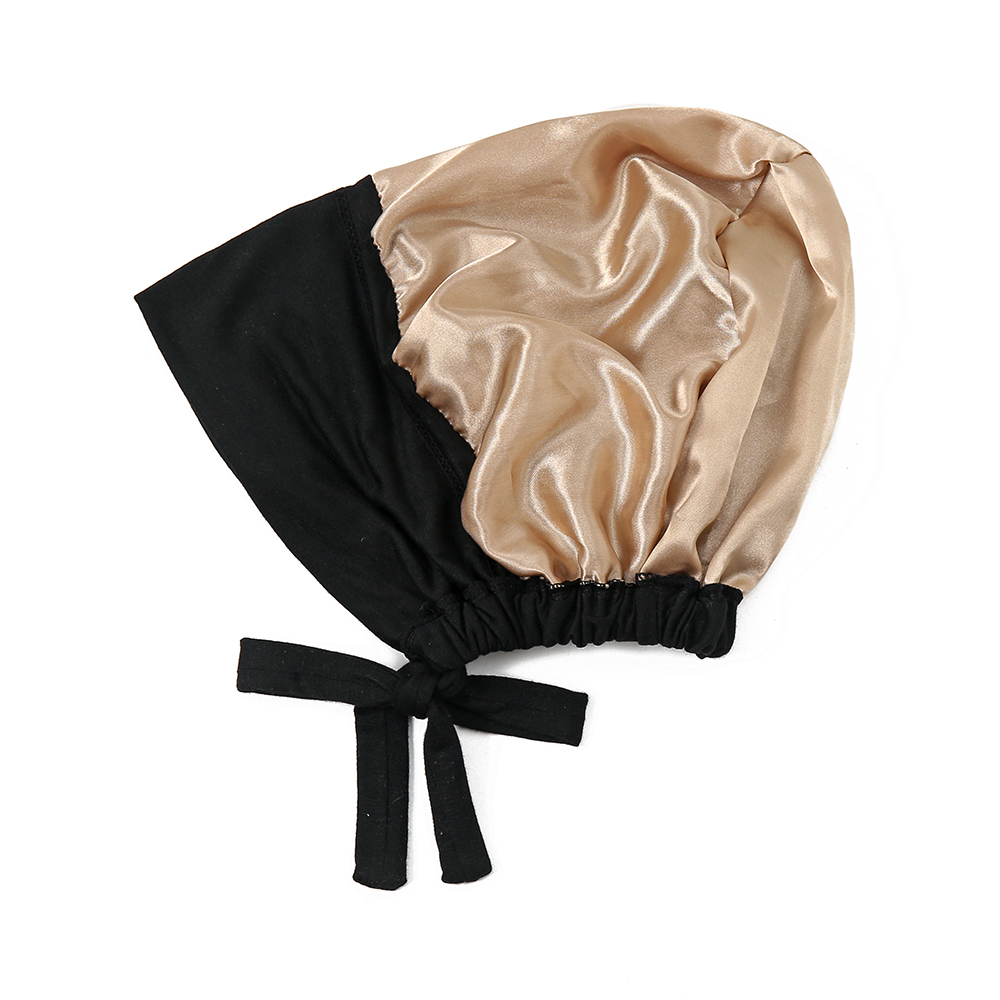 Modal Satin Hijab Cap Islam Un - Satin Hair Bonnet ulasan dan harga