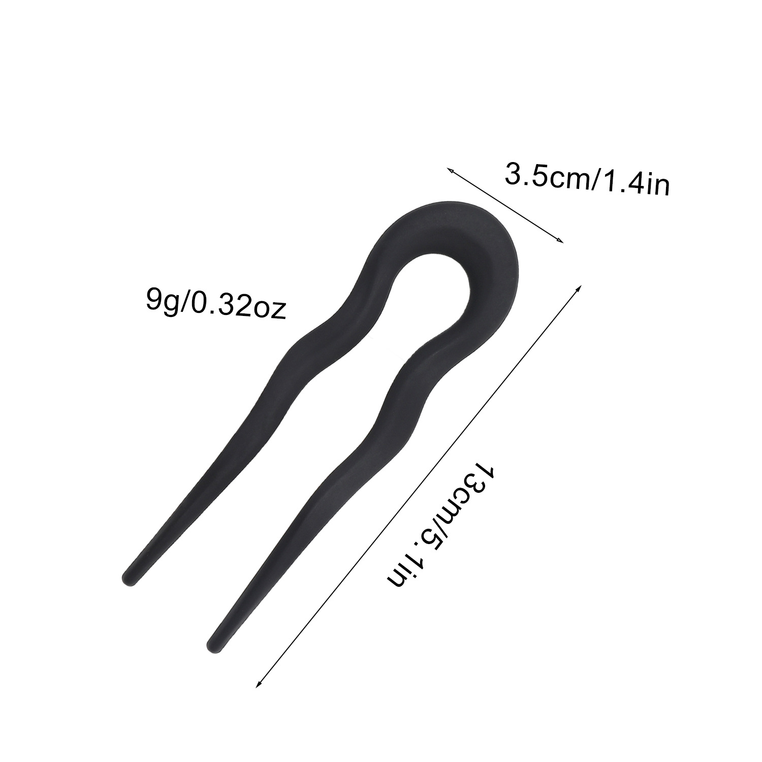 1/4pcs Simple Frosted U-Shaped - Hair Care Ingredients ulasan dan harga