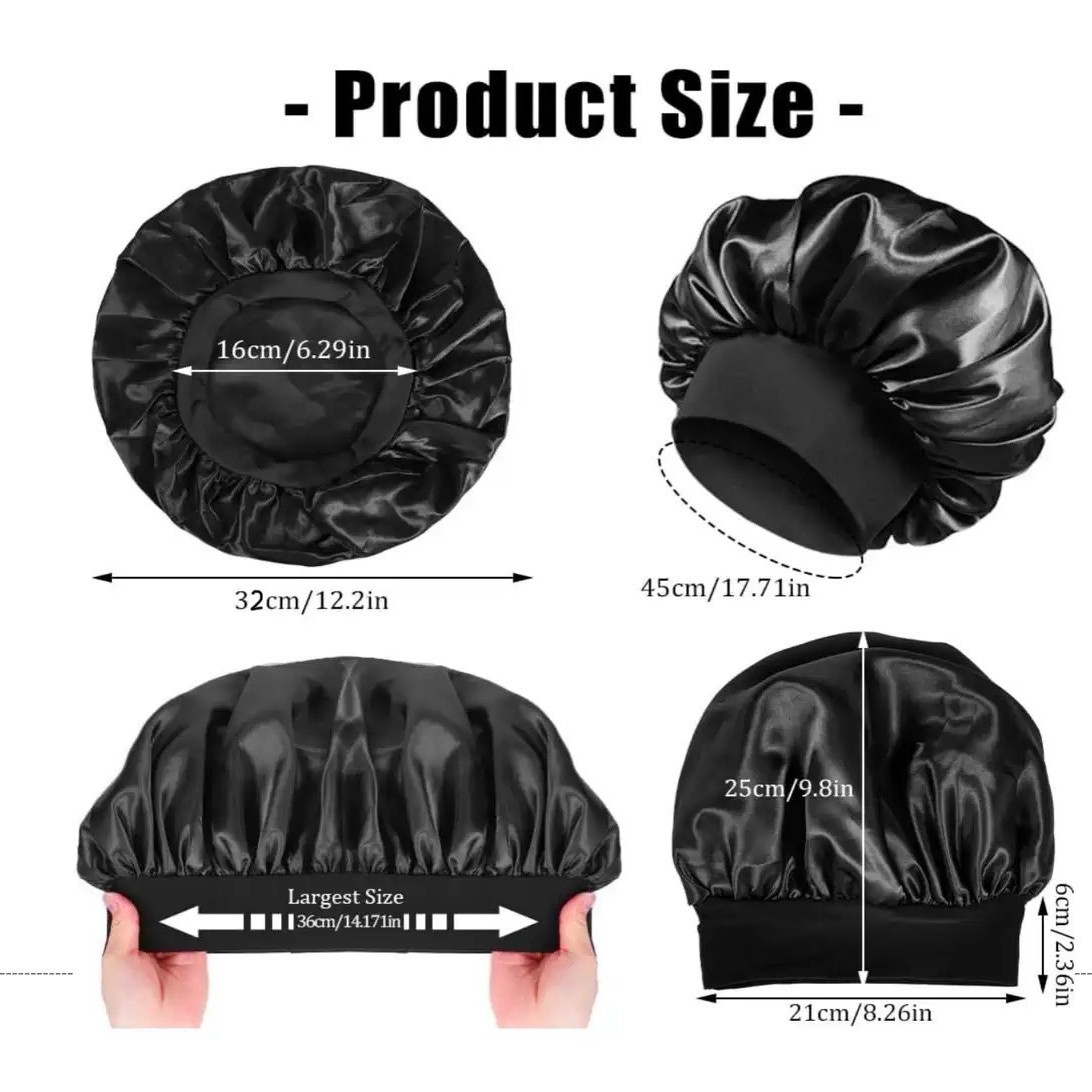 Professional Hair Styling Tool - Satin Hair Bonnet ulasan dan harga